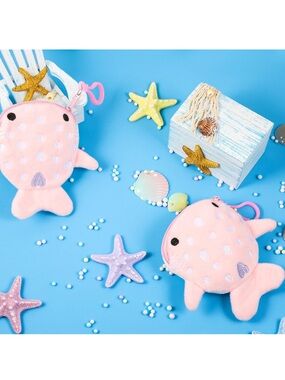 Whale Shark Change Purse - Pink